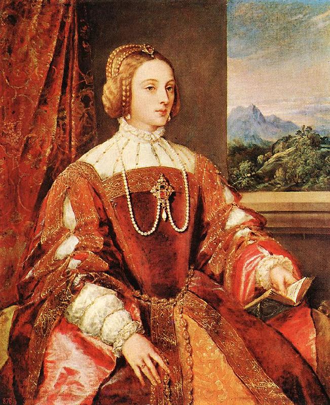 TIZIANO Vecellio Empress Isabel of Portugal r France oil painting art